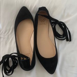 Vince Camuto Lace Up Flats